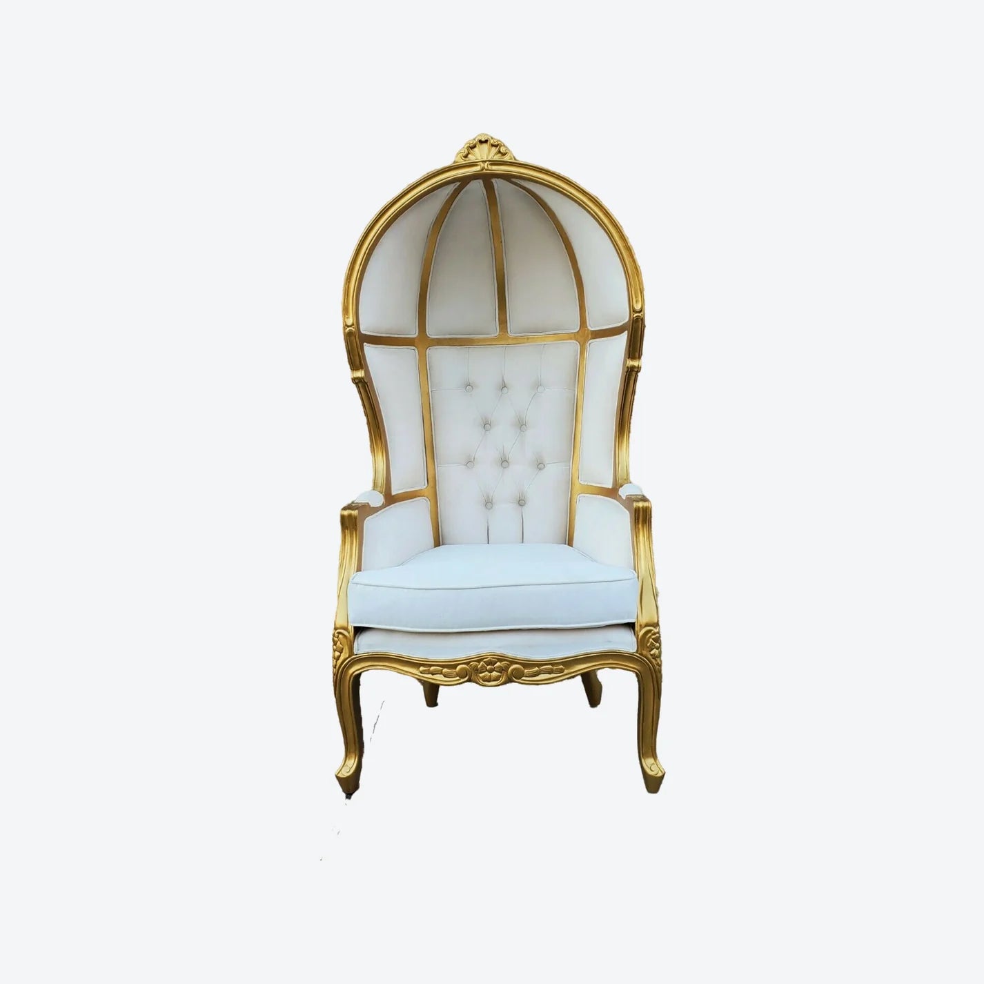 Nest White & Gold Throne