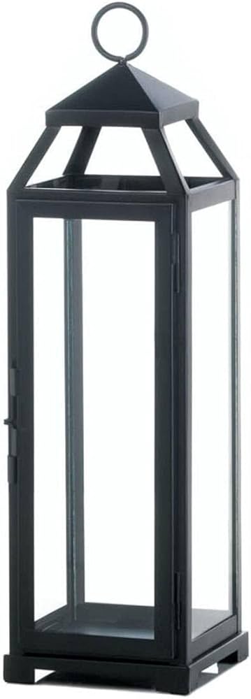 Black 24" High Lantern