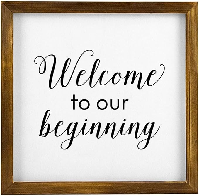 "Welcome to Our Beginning" w/ Mirror