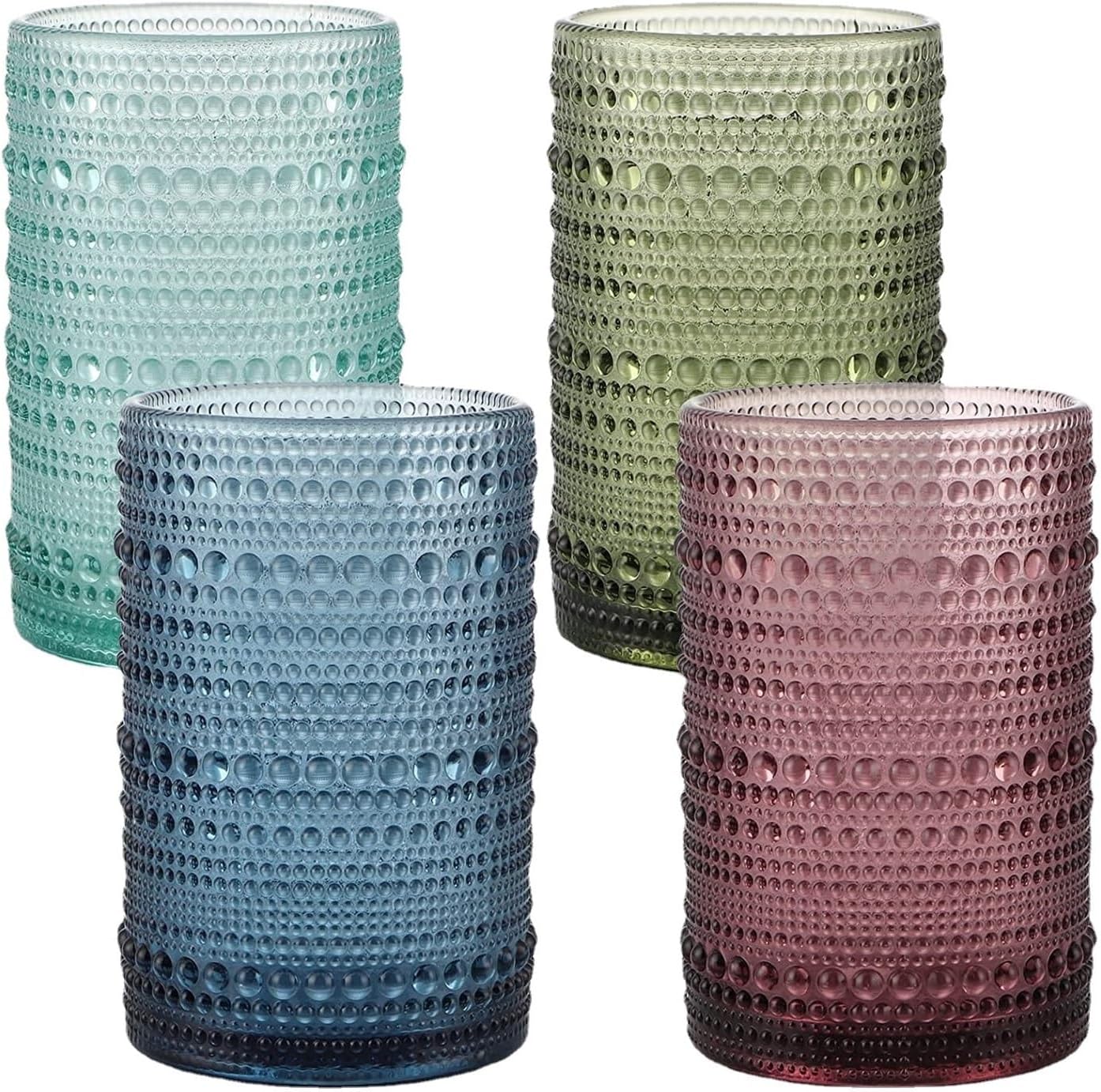 Beaded Colourful Crystal Cups