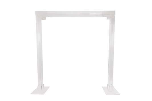 Clear Rectangle Backdrop