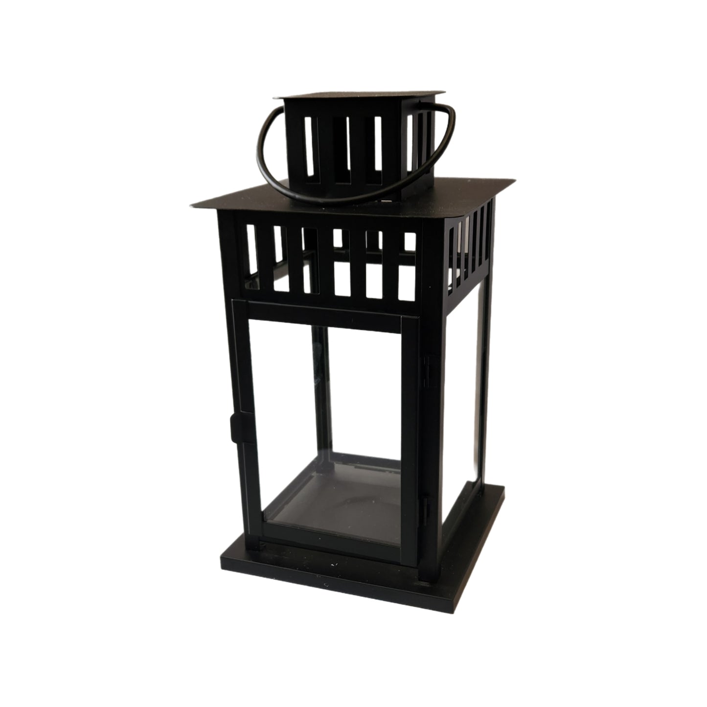 Black 18" High Lantern