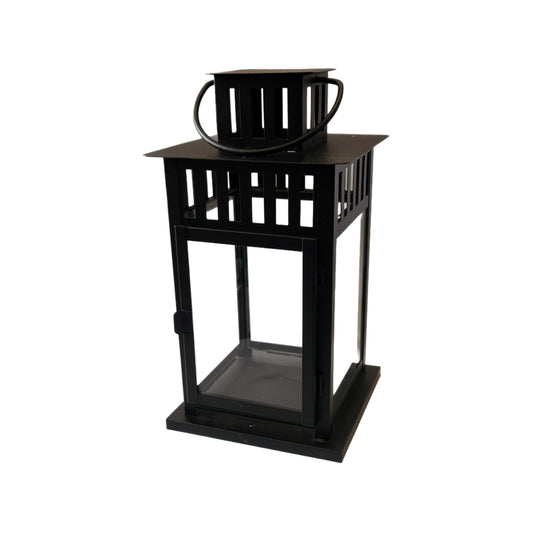 Black 18" High Lantern