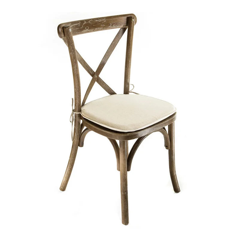 Rustic Wooden Crossback Chair