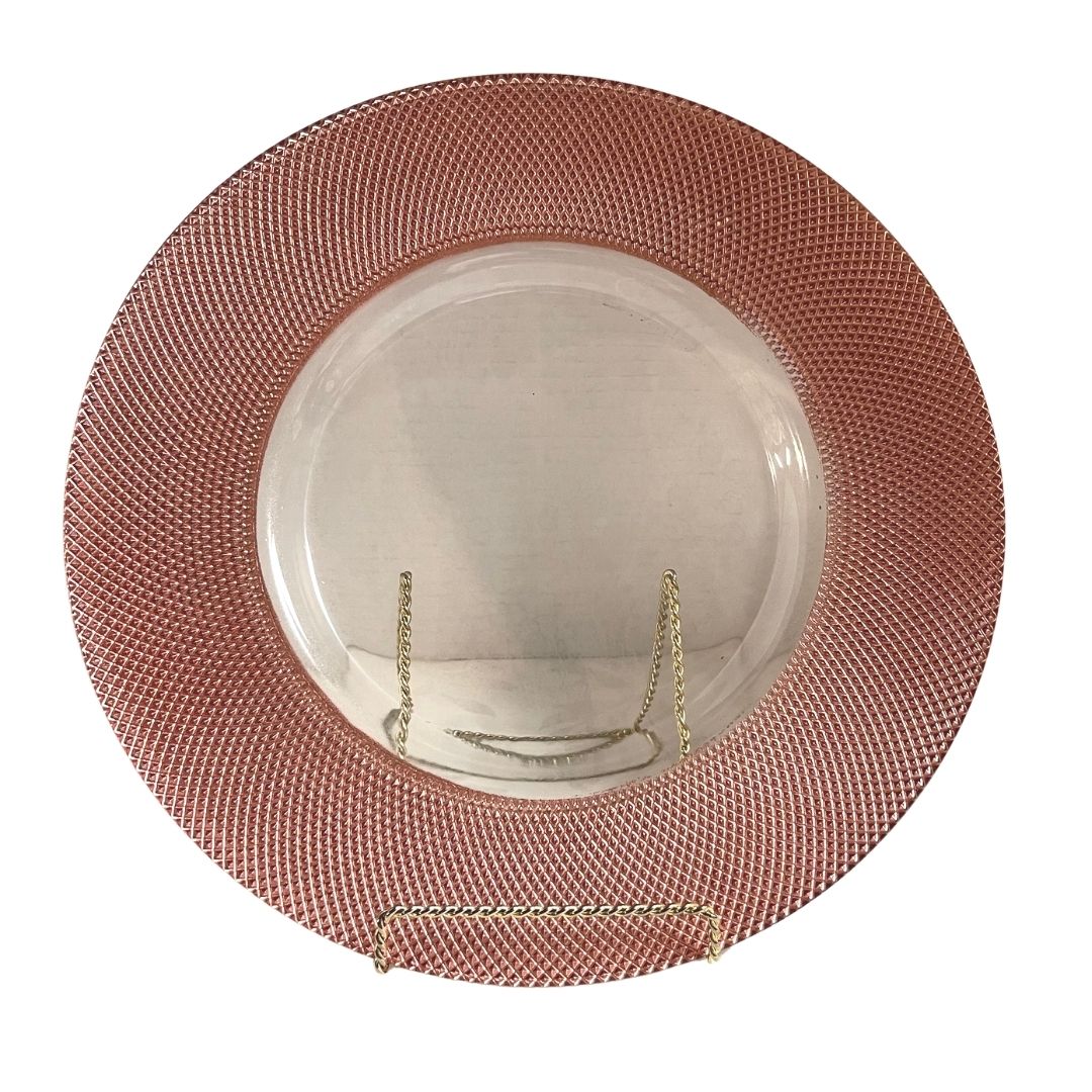 Glass w/ Large Blush Rim
