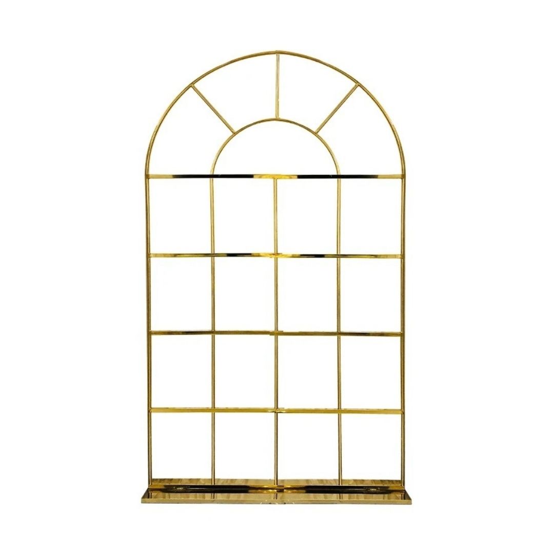 Gold - Style 3 Solid Arch Backdrop