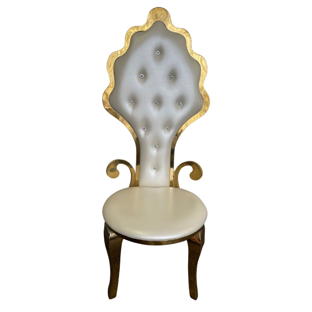 Tree White & Gold Throne