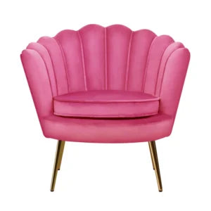 Hot Pink Velvet Chair