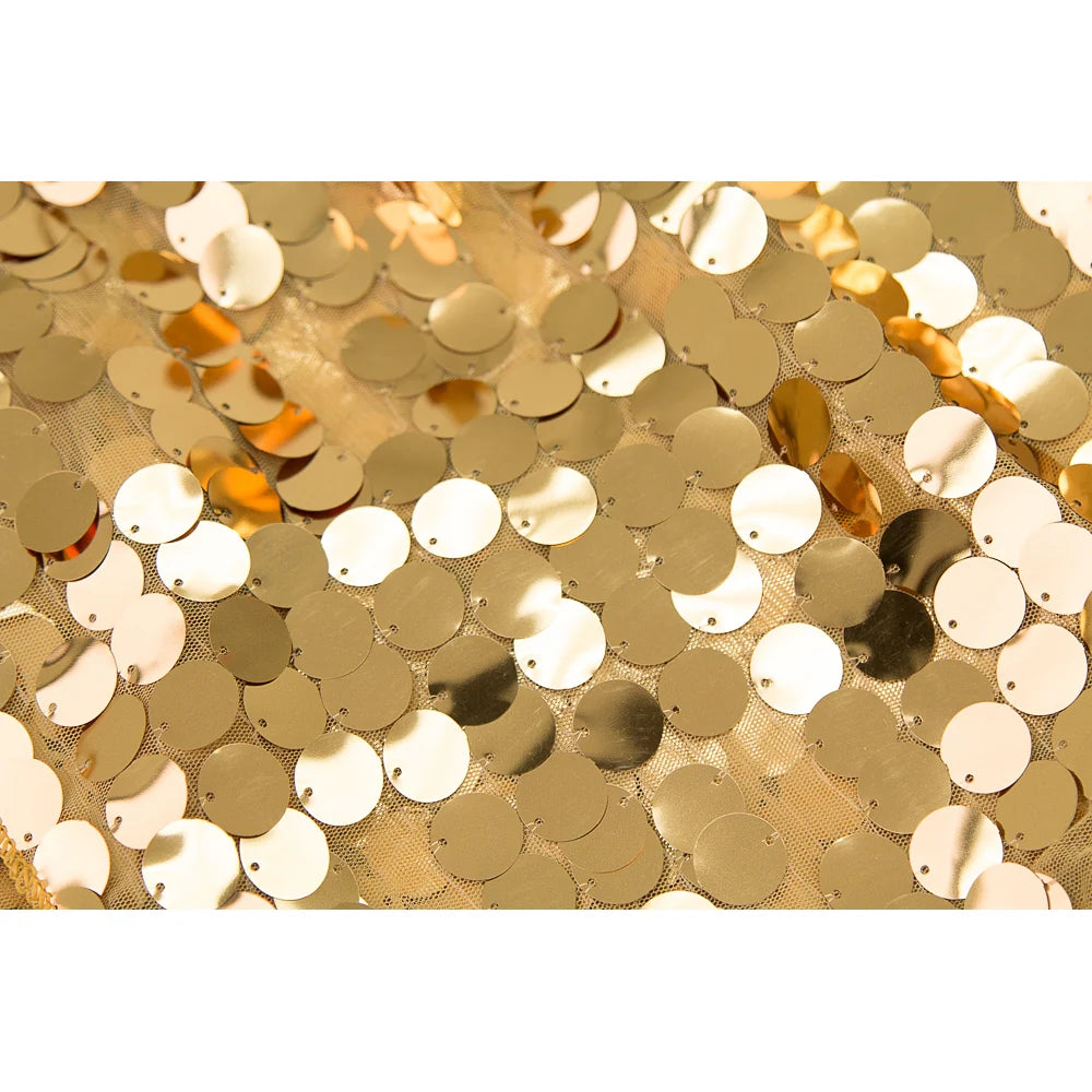 90" x 132" Rectangle Sequins Tablecloth