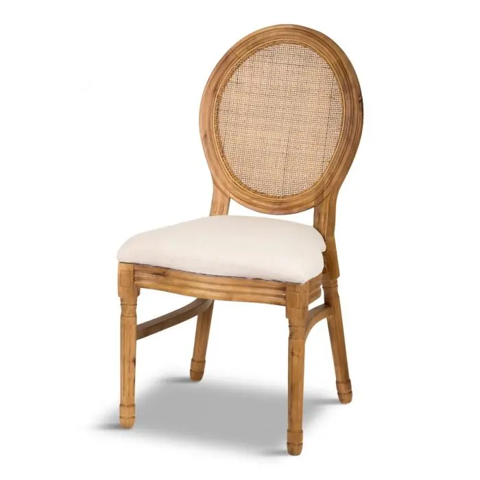 Rattan King Louis Chair