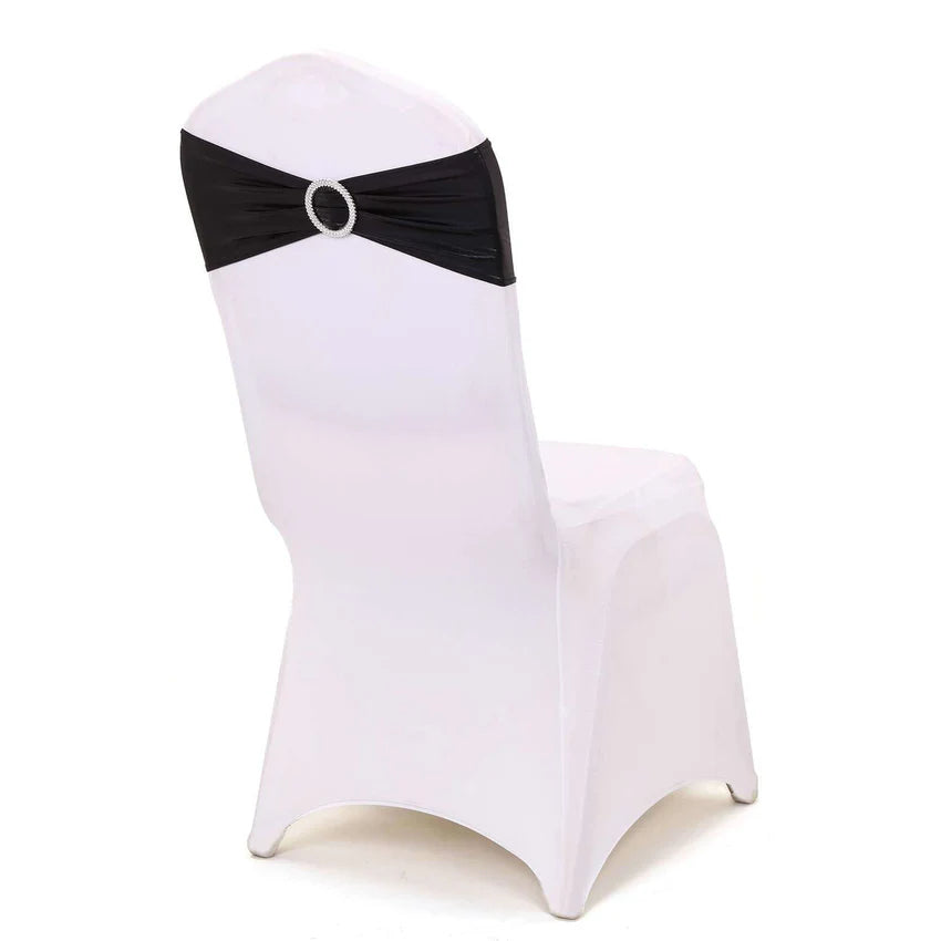 Spandex Chair Sashes with Diamond Circle