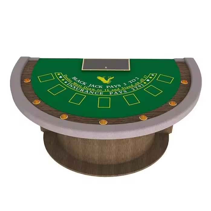 Black Jack Table w/ Card Shoe