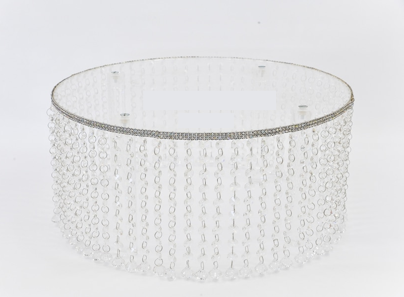 Crystals Flat Cake Stand
