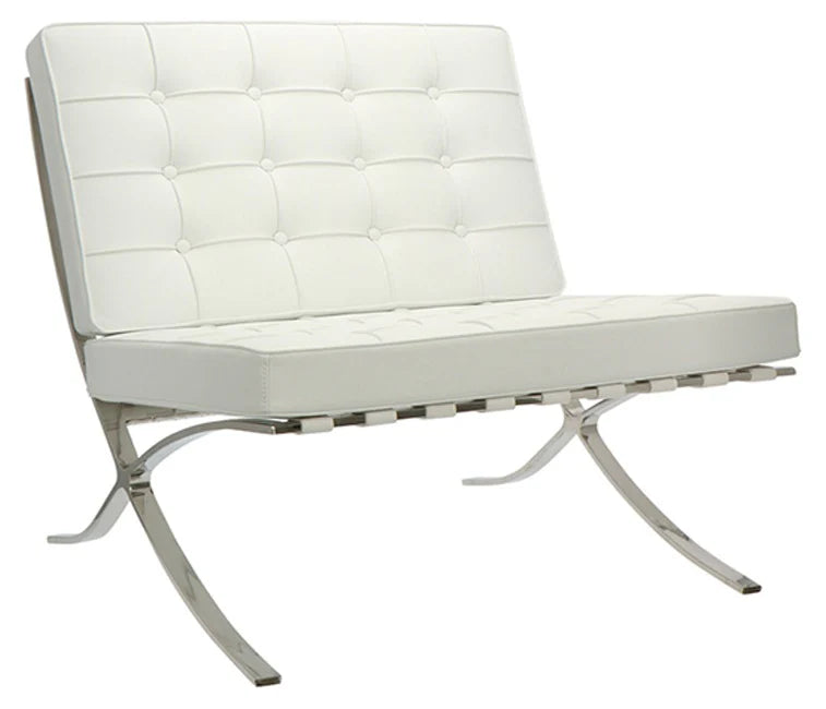 White Barcelona Lounge Set