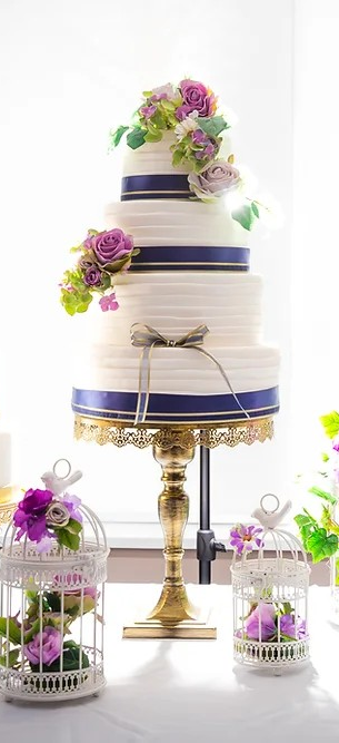 Gold w/ Flower Design