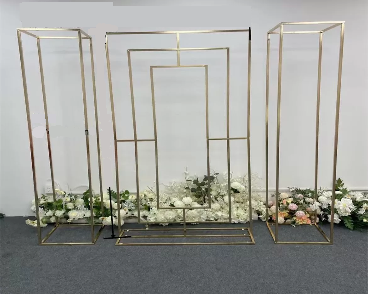 Gold (set of 3) Rectangle Backdrop