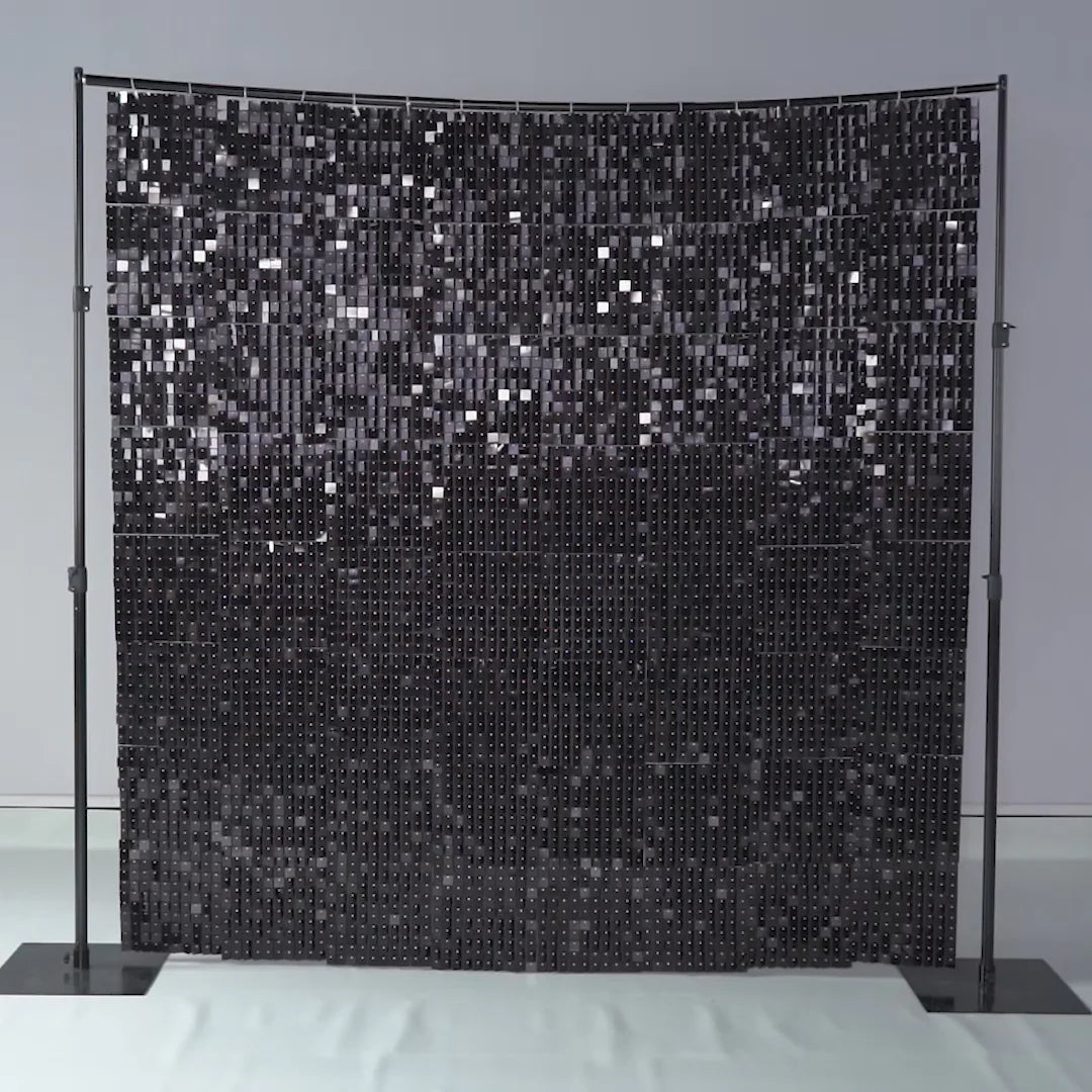 Black Shimmer Wall (3 ft x 7 ft)