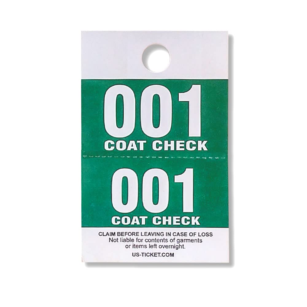 Coat Check Tickets (500)