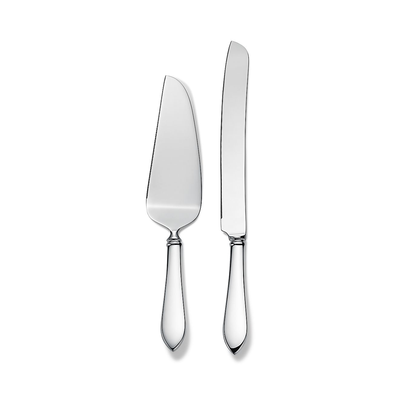 Silver Cake Cutting Set