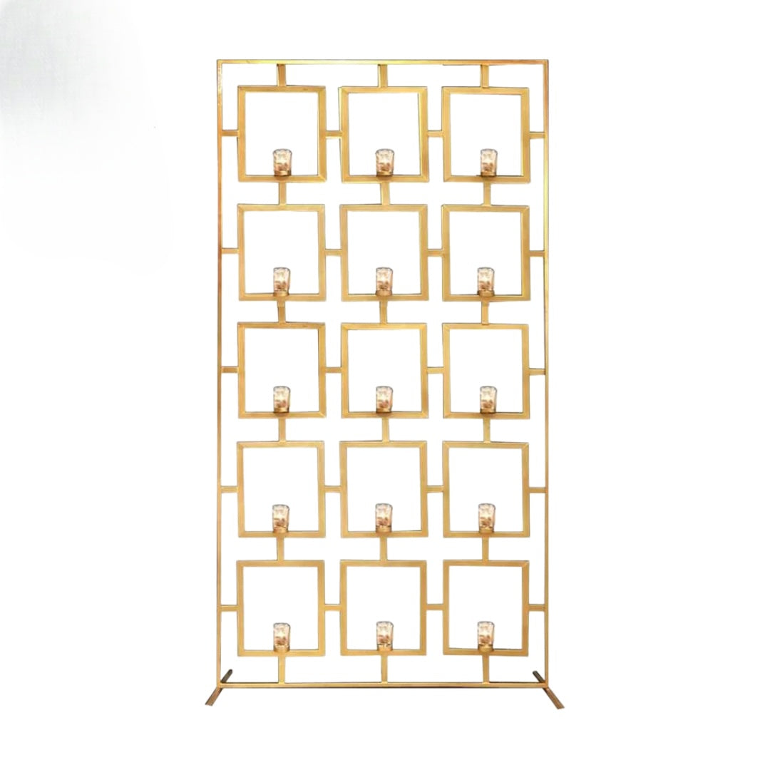 Gold Candle Wall