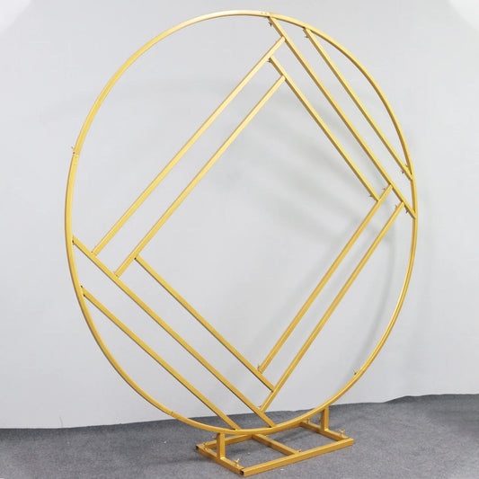 Gold Round Backdrop
