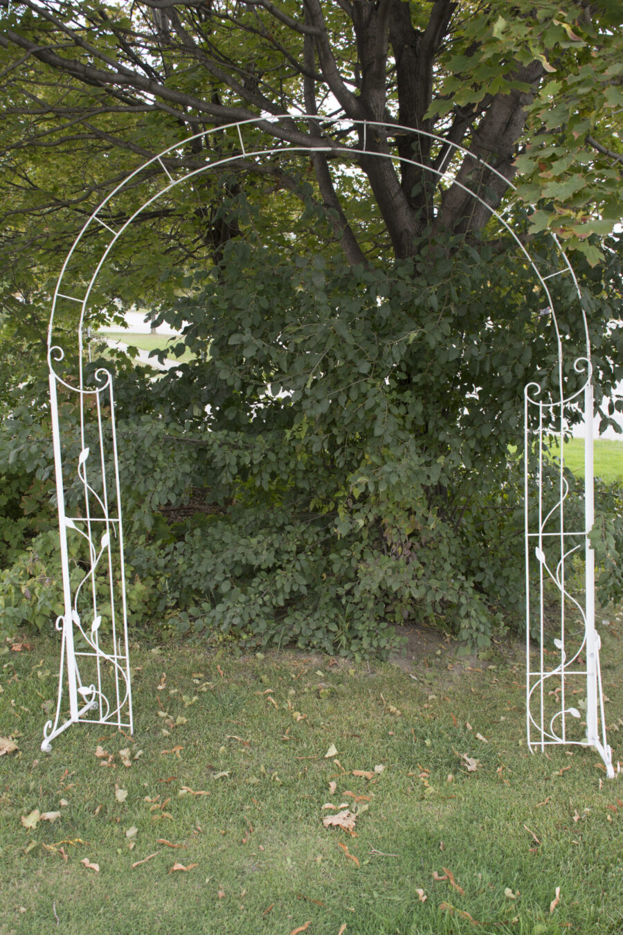 White Lattice Arch - Style 2
