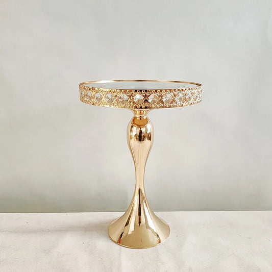 Gold Mermaid Tail w/ Diamonds Elevated Cake Stand