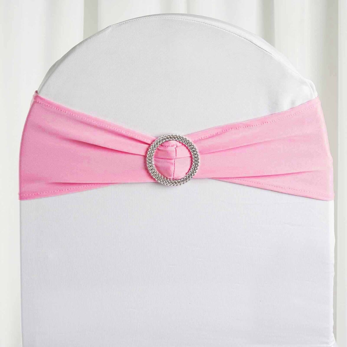 Spandex Chair Sashes with Diamond Circle