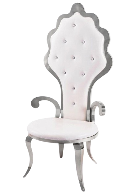 Tree White & Silver Throne