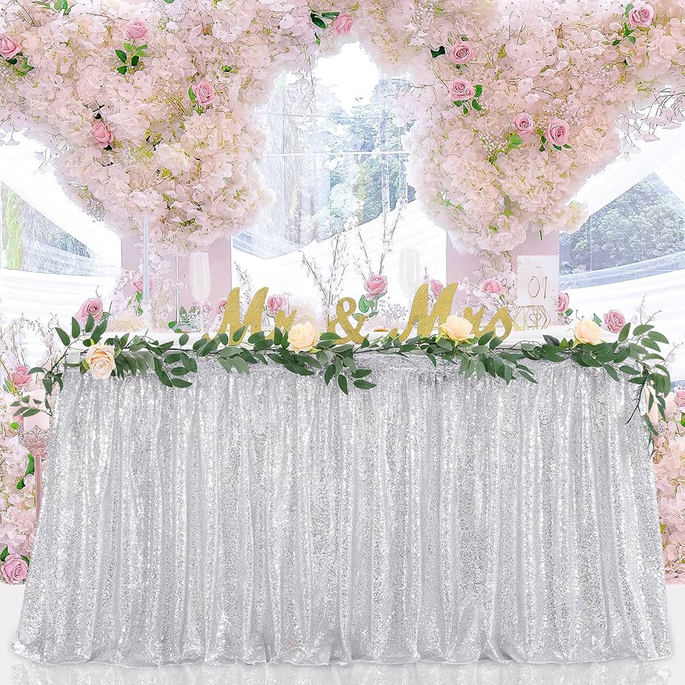 14 Ft. Sequin Table Skirts