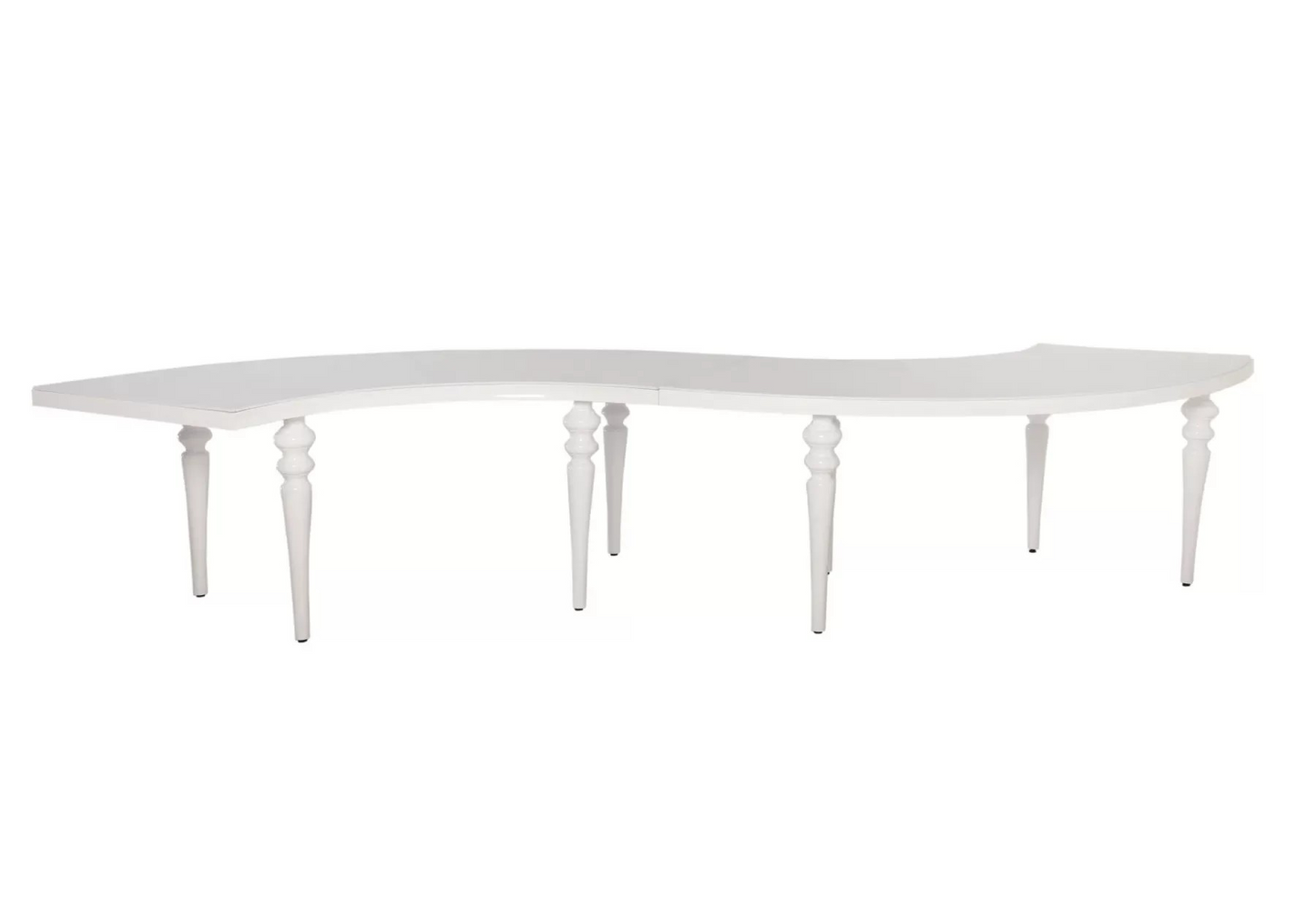 White Serpentine Table