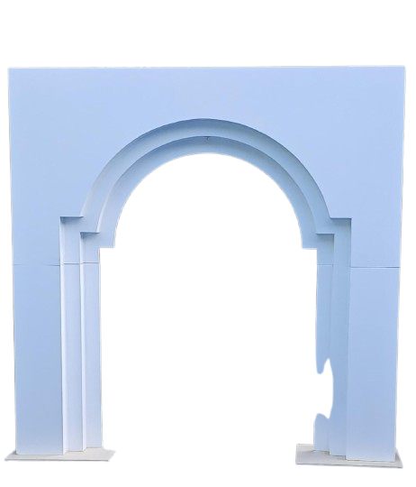 Large White Hollow Arch Backdrop