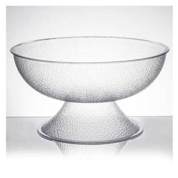 Clear/Pebbled Punch Bowl