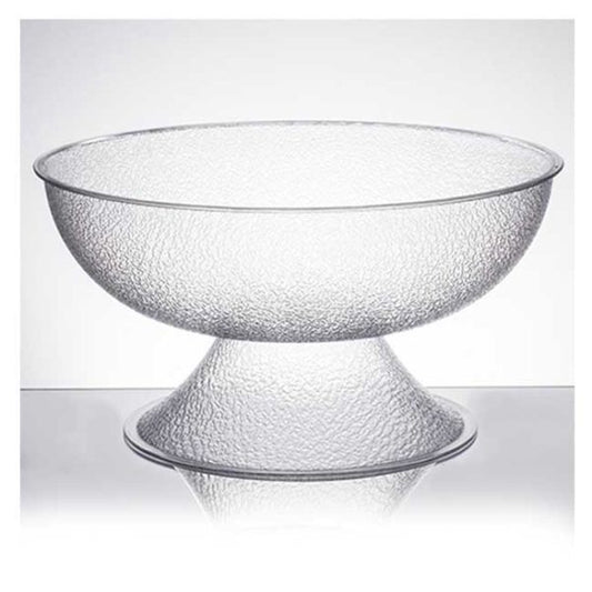 Clear/Pebbled Punch Bowl