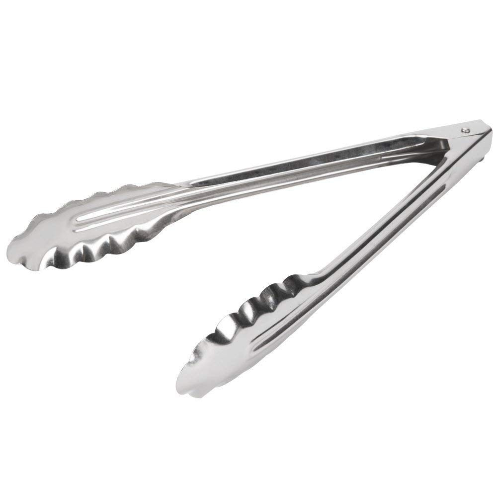 Stainless Steel Scalloped Tongs