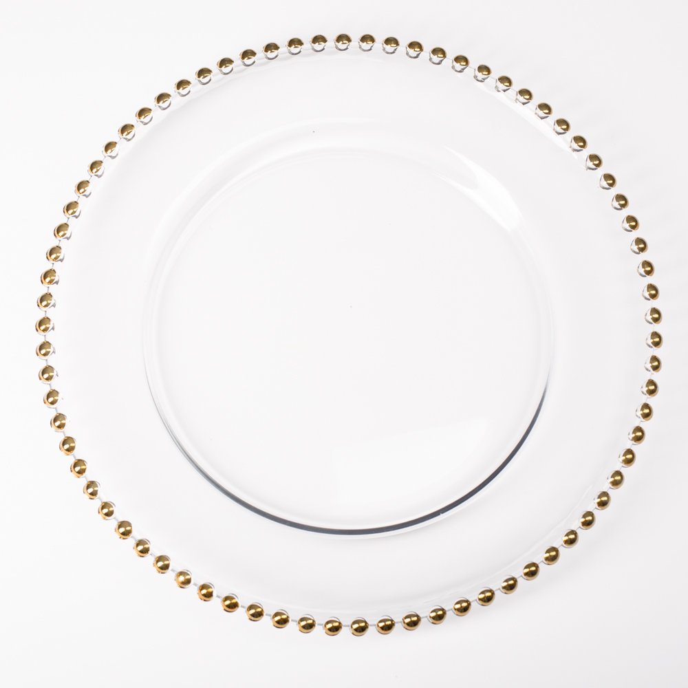 Large Gold Beaded