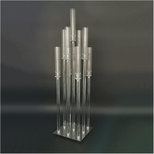 9 Armed Acrylic Candelabra
