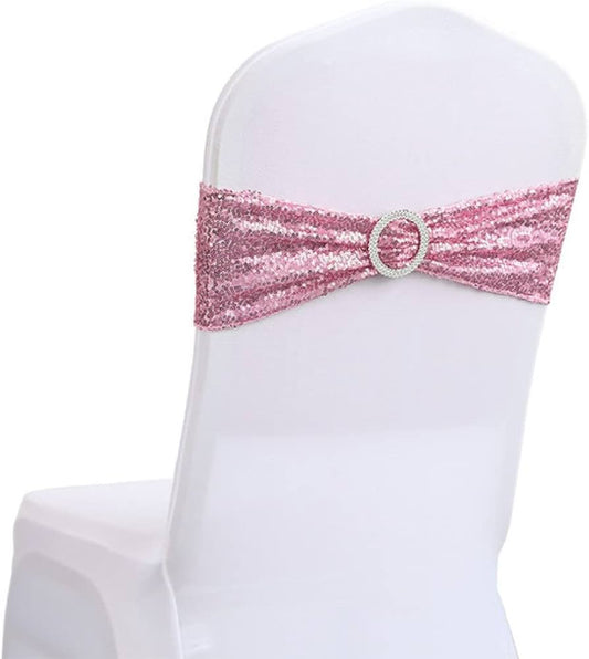 Sequin Spandex Chair Sash