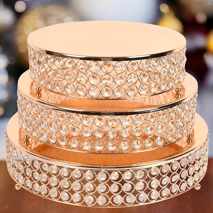 Gold w/ 3 Rows of Diamonds