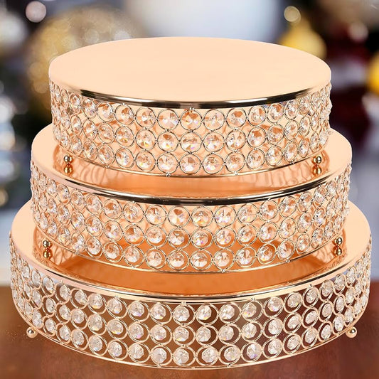 Gold w/ 3 Rows of Diamonds