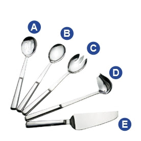 Black Handle Cake Server