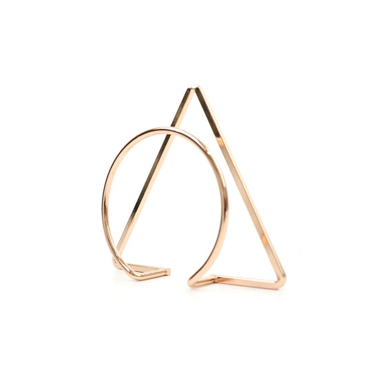 Gold Geometric Napkin Ring