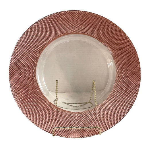 Glass w/ Large Blush Rim