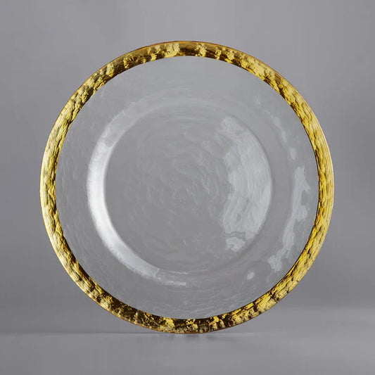 Glass w/ Thick Gold Rim