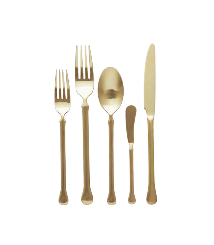 Bespoke Champagne Gold Cutlery Set