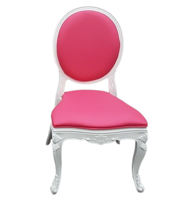 Pink King Louis Chair