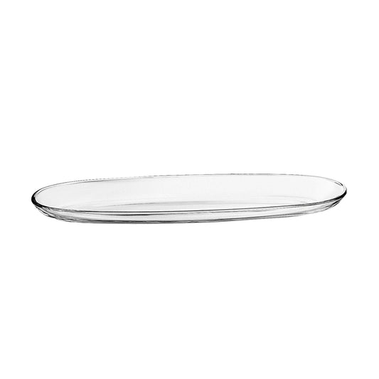 Glass 19" Oval Platter