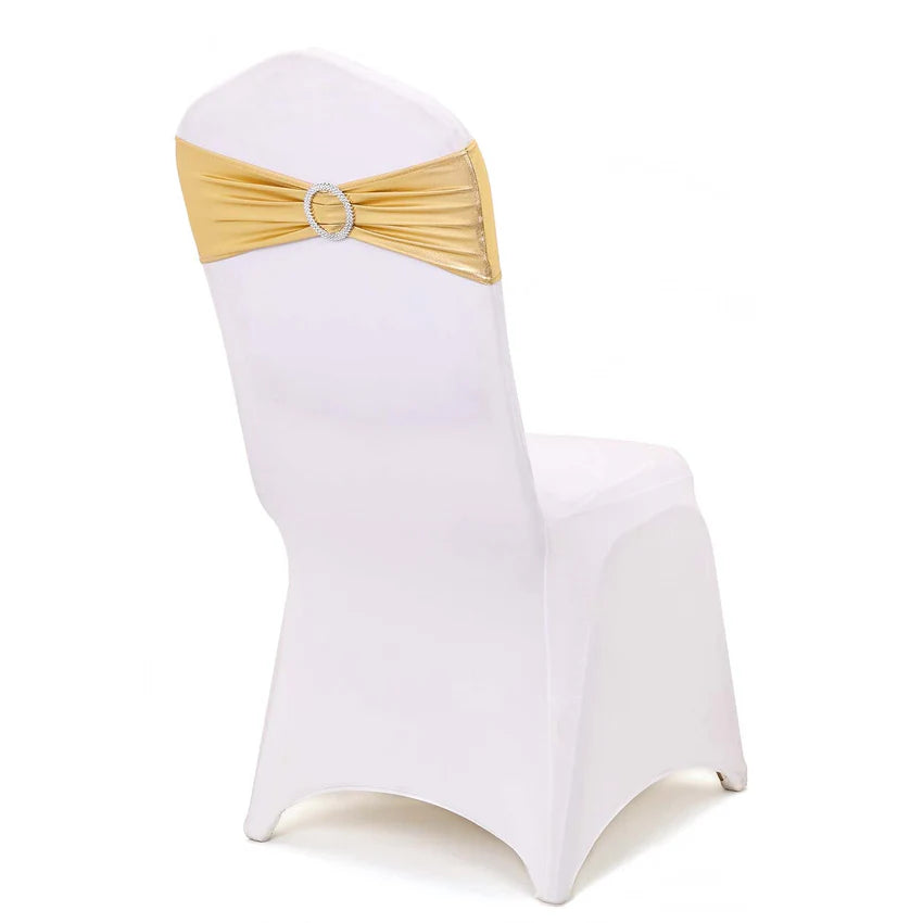 Spandex Chair Sashes with Diamond Circle