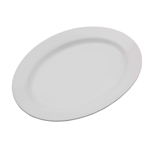White Oval Platters
