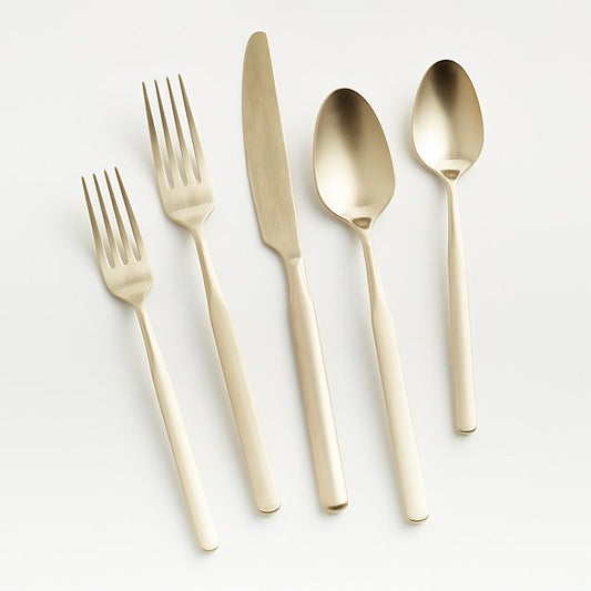 Champagne Gold Cutlery Set